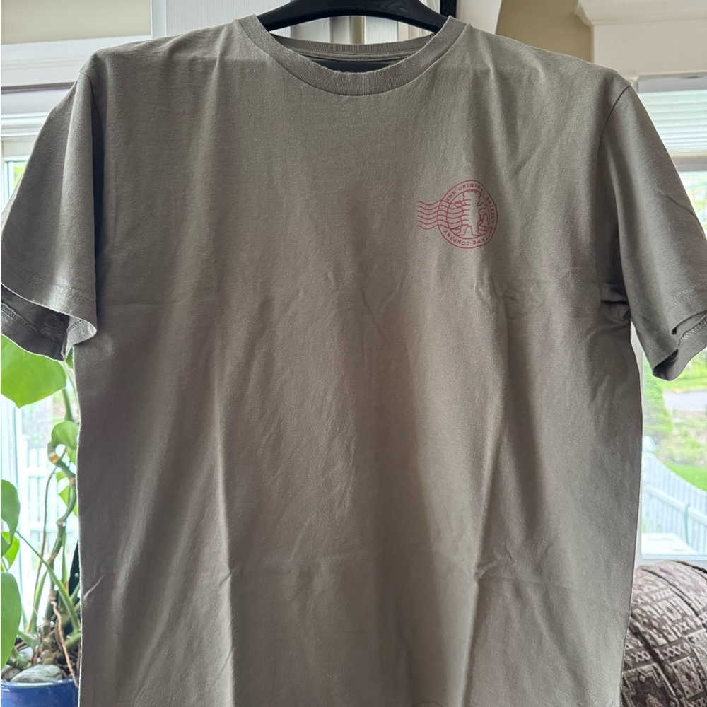 Green Short Sleeve Tee with Crew Neck